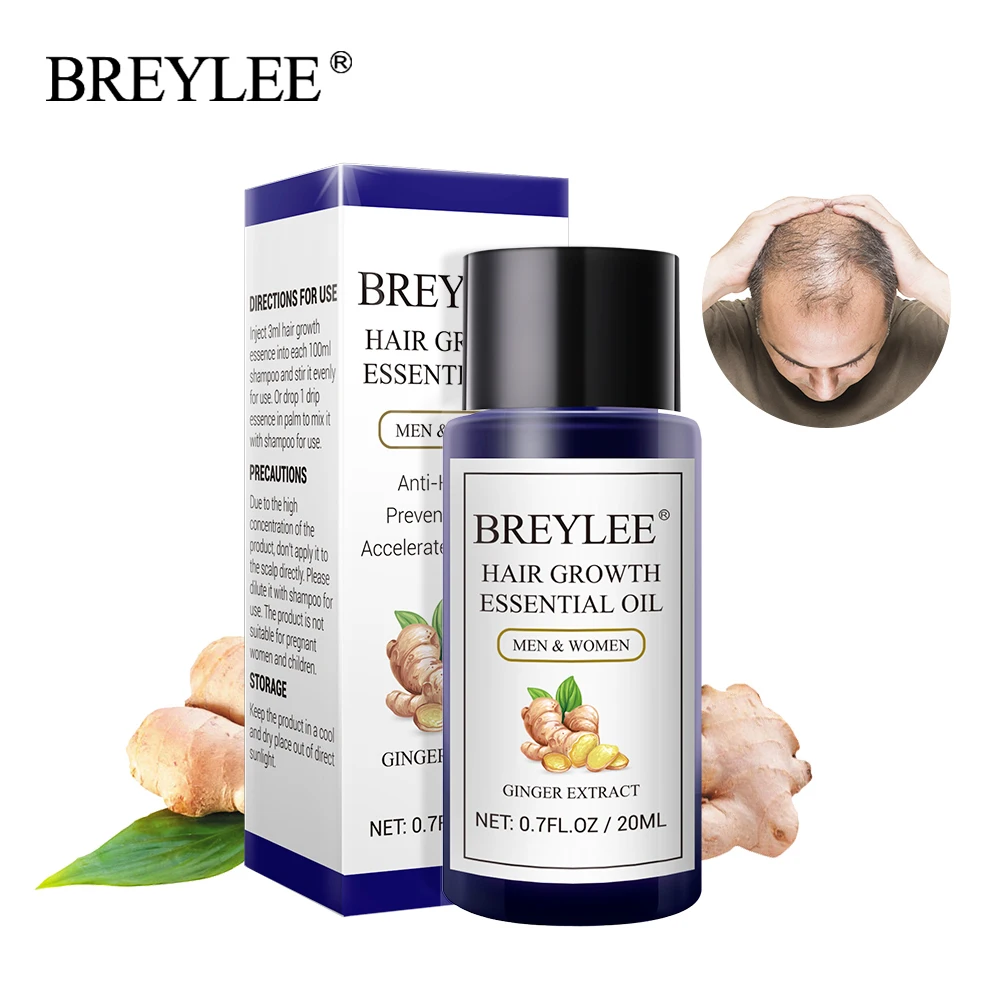 BREYLEE Hair Growth Essential Oil 20ml Fast Powerful Hair Products Hair Care Prevent Baldness Anti-Hair Loss Hair Serum Beauty (1)