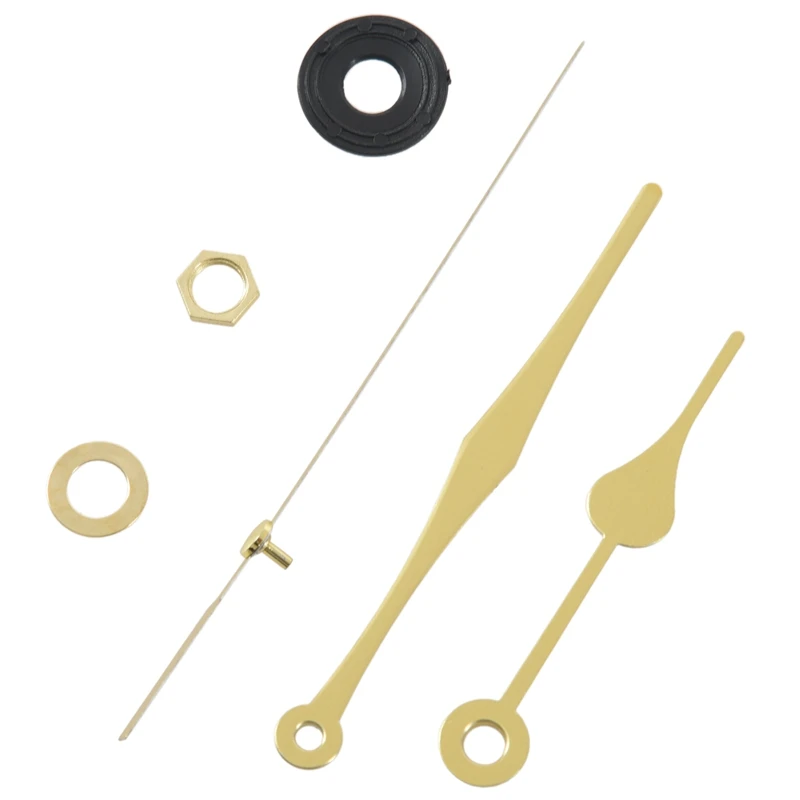 Quartz Clock Movement Mechanism Gold Hands DIY Repair Parts Kit