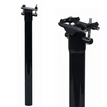 

Black Glossy Titanium Screw Super light Carbon Fiber 100% T800 Bike SeatPost Bicycle Parts 27.2/30.8/31.6*350/400mm