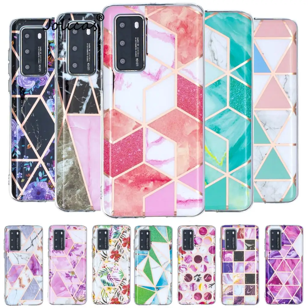 Back Covers For Huawei Nova 6 SE Color Matching Estuche P40 Lite 7i Pro E P Smart 2020 High Quality IMD Protector | Мобильные
