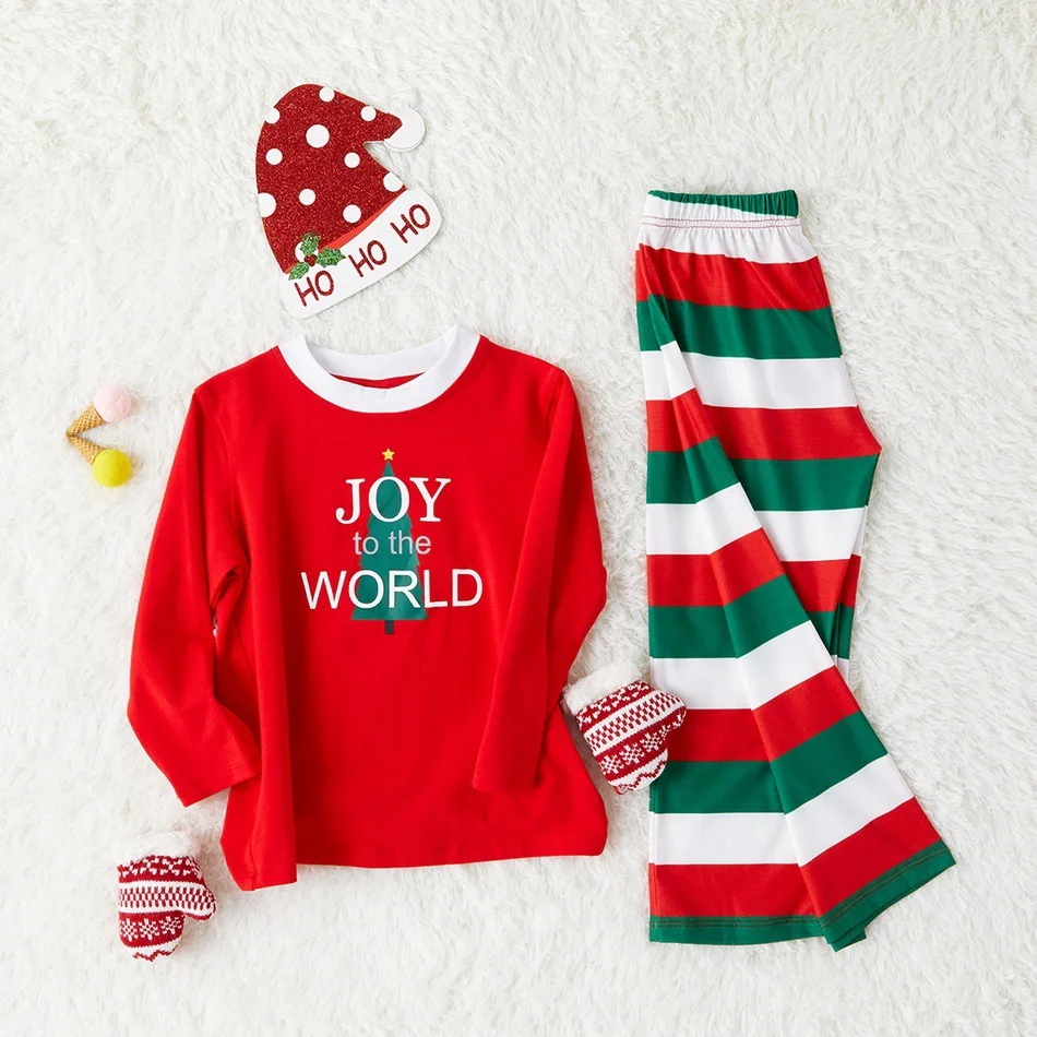 Комплект рождественской одежды для родителей и детей, новинка года, Красная рождественская Пижама, одинаковые Семейные пижамы для взрослых и женщин, детская одежда для сна, пижамы