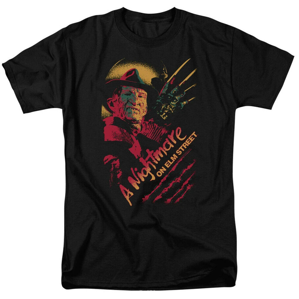 Nightmare On Elm Street Freddy'S Claw Licensed Adult T-Shirt Big Tall Tee Shirt |