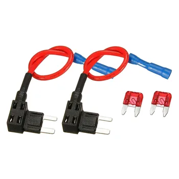 

2x Circuit Fuse Tap ATS Mini Adapter Double Circuit Low Profile Blade Fuse