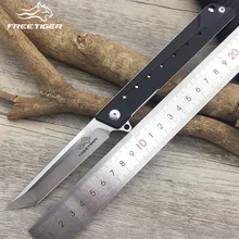 FREETIGER FT902 складной нож D2 лезвие G10 ручка шарикоподшипник Tanto Открытый Охота Кемпинг портативный карманный зажим EDC ножи