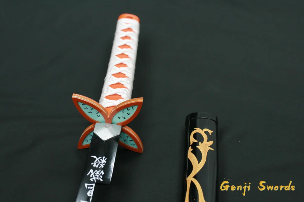 Истребитель демона: Kimetsu no Yaiba японское аниме Kochou Shinobu Косплей Реплика меч из углеродистой стали