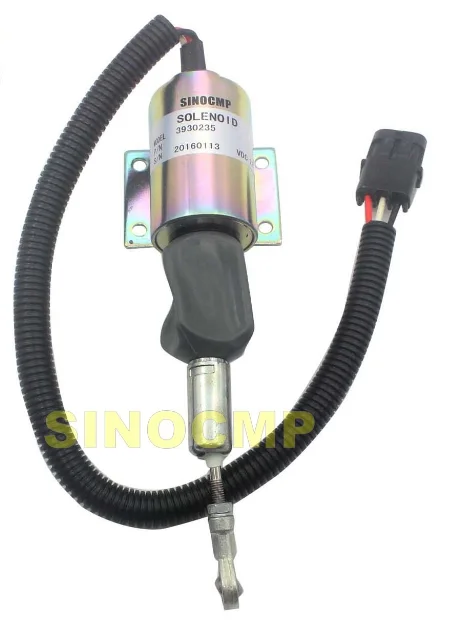 3930235 SA-4348-12 дизельное топливо соленоидный выключатель клапан 12V для Cummins 6C 8,3 запчасти экскаватора
