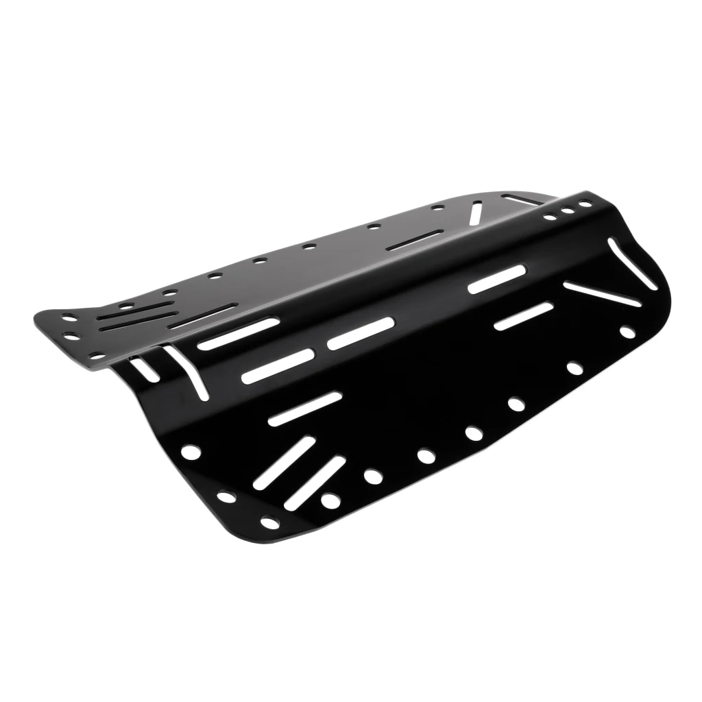 Scuba Diving Dive Technical Diving Standard Aluminum Alloy Backplate, Black