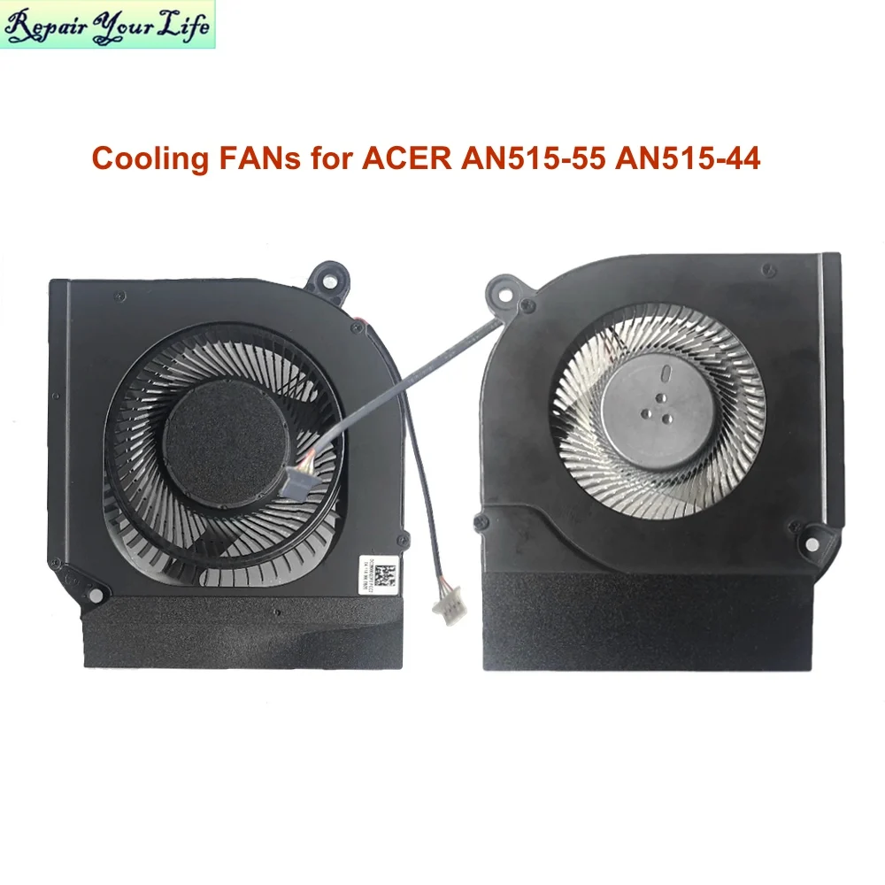 Computador Cpu Gpu Ventiladores de Refrigeração Pinos Refrigerador para Acer Nitro An51555 An51544 An517-52 Series Notebook pc Dc28000qdf0 5v