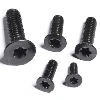 

5-50PCS m2 m2.5 m3 m4 M5 M6 M8 Six lobe steel with black grade 10.9 torx countersunk head screw screws