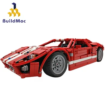 

2005 MOC Non-RC-Ford-Mustang Hoonicorn 1:12 RTR V2 Building Block For Technic Racing City Car Bricks Toys for Children