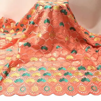 

New Design Nigeria Lace Fabric 2020 High Quality African Bazin Riche fabric Swiss Cotton Bazin Material for festivals Dress