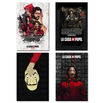

Canvas painting Poster Prints Movie TV Show Season Money Heist Wall Art Picture Decor The House of Paper Canvas Posters