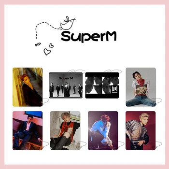 

Kpop SuperM Mini Album Mouse Pad K-pop SuperM TAEYONG MARK LUCAS BAEKHYUN TEN TAEMIN KAI Mouse Mat Fans Collection Gifts