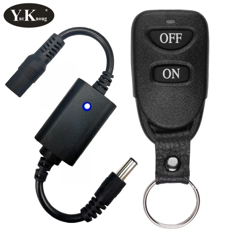 433Mhz Dc 3.7V 5V 12V Telecomando Rf Senza Fili Interruttore Relè Driver Accensione Off Led Striscia Luminosa Lampada Da Lettura Microinterruttore 4.2