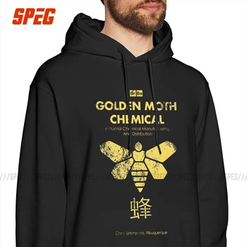 

Men's Golden Moth Chemical Hoodies Gift 100% Cotton Breaking Bad Hooded Sweatshirt Graphic Hoodie Shirt