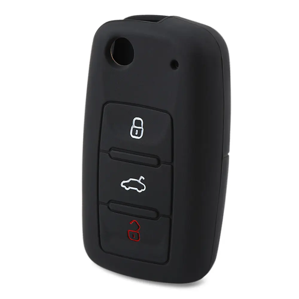 Чехол для автомобильного ключа новый дизайн VW Golf Jetta Skoda Yeti Superb Октавия Рапид SEAT Leon