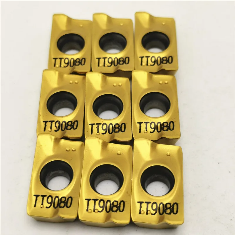 10PCS APMT1604 PDER TT9080 Carbide insert Milling tools Face milling turning tools Lathe cutter Tool turning insert