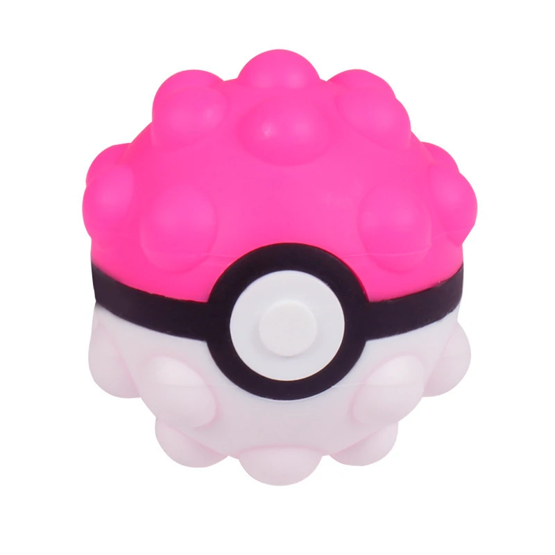 fidget squishy balls New 3D Fidget Toys Ball Pokemon Pikachu Pokeball Gameplay Antistress Kawaii Pop Fidget Kids Toys 3D Fidget Toys Ball Kid Gift squishy stress toys