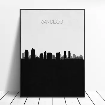

San Diego Skyline Canvas Painting Wall Art Pictures Prints Home Decor Wall Poster Decoration For Living Room