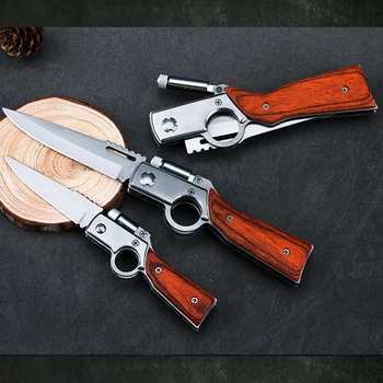

( S M L ) Model Military Open Knife Pocket Tactical Hunting Knifes Outdoor Combat Camp Fold blade Knife Self-Defense Knives