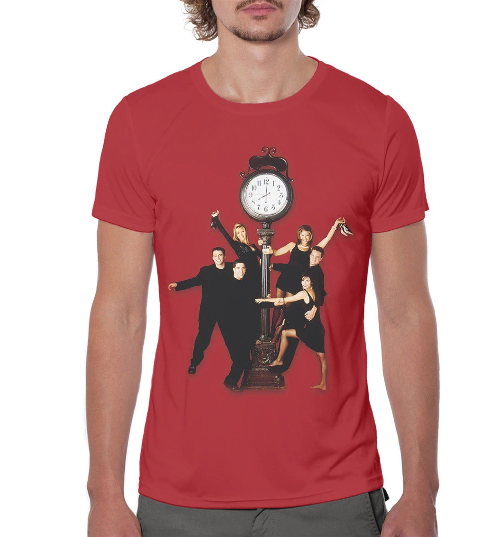 Friends Sitcom Tee - Tv Show Amigos Camiseta Freunde Summer Style Casual Wear Shirt | Мужская одежда