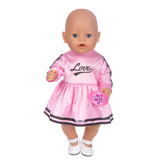 Ropa de muñeca Born Baby Fit 18 pulgadas 43cm muñeca Rosa ropa unicornio Santa Claus flamenco traje accesorios para bebé regalo de Cumpleaños|Muñecas| - AliExpress