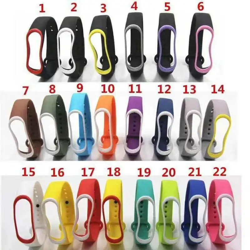 

Bracelet for Xiaomi Mi Band 4 Sport Strap watch Silicone wrist strap For xiaomi mi band 4 bracelet Miband 3 Strap T4MD