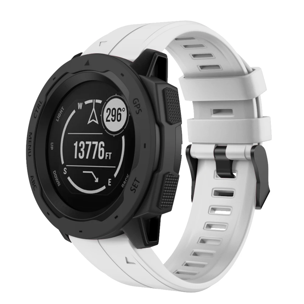 Твердый силиконовый ремешок для Garmin ДЛЯ Fenix 6X для fenix 6 Xpro, вечерние часы, школьный ремешок, 5/5xplus, мужской ремешок