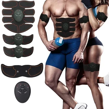 

Electric Muscle Stimulator ems Wireless Arm Abdominal ABS StimulatorTraining Exerciser Machine Workout Fitness Body Slimming