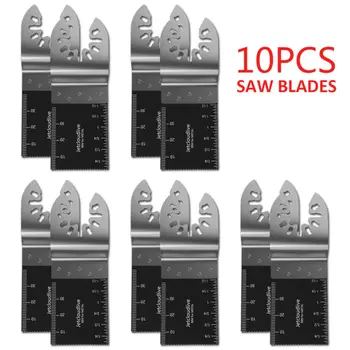 

10pcs Bi-metal Oscillating Multi Tools Saw Blades Discs Cutter For Fein Makita