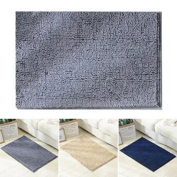 

Chenille Kitchen Floor Mat Comfortable Soft Door Mat Foot Pad Bathroom Water-Absorbing Portable Living Room Anti Slip Household