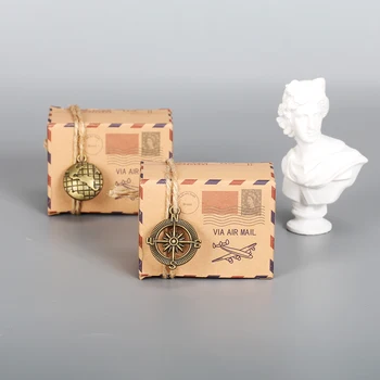 

10Pcs/Lot Packaging Small Cardboard Handmade Soap Gift Box for Wedding Craft Jewelry Candy Box Folding Kraft Paper Box