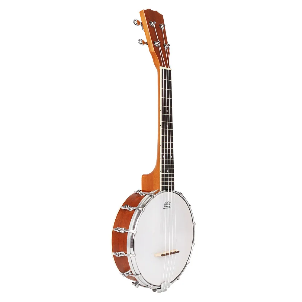 Banjo plucked string instrument Four-string Western national instrument Banjo Sabili Turtledove guitar.