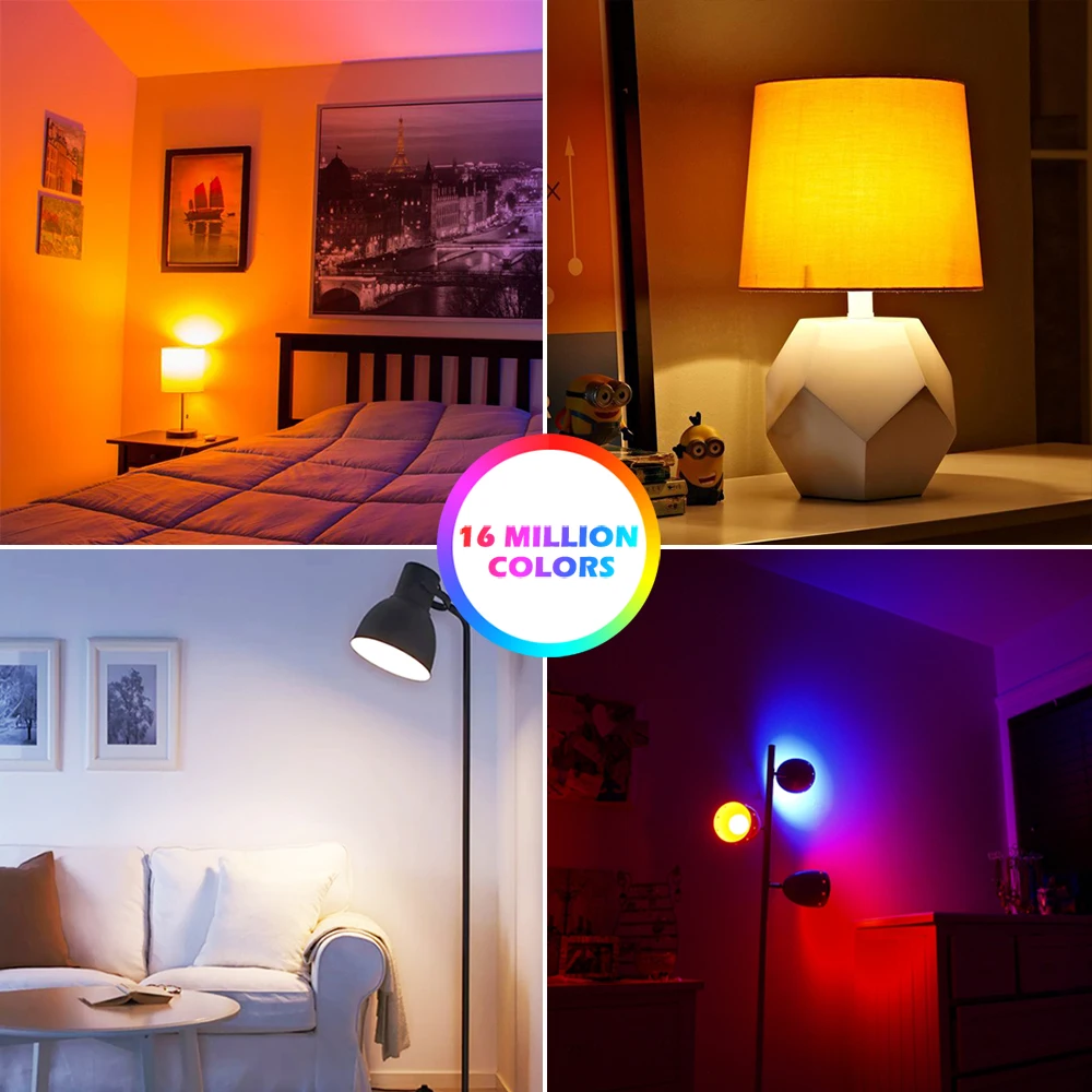  15W Smart Lamp Bulb RGB White 220V Magic Light Bulb 110V LED E27 WiFi Bulbs Timer Function Work Ale - 4000184127791