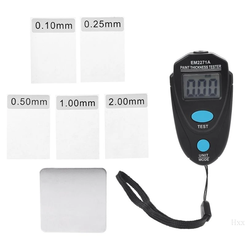 

Hiqh quality EM2271A Digital Fe/NFe 0.00-2.20mm Thickness Tester Car Auto Paint Coating Gauge