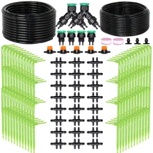 1Kit Automatic Drip Irrigation 4/7mm to 3/5mm Dripping Arrow Green Transmitter Watering System Timer Controller for Greenhouse