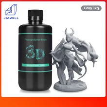 

3D Photopolymer Resin for resin 3D Printer Liquid Material 405nm UV Resin LCD 3D Printing Rapid High Precision Quick Curing Gray