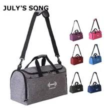 JULY'S SONG catation Водонепроницаемая дорожная сумка большой емкости фитнес-сумка с мешочком для обуви многофункциональная сухая влажная разделительная сумка для хранения