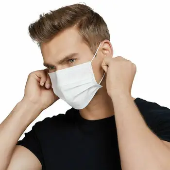 

10/50Pcs Disposable face mouth mask Anti Haze Droplet bacteria Anti-Dust Earloop Protective Mouth Masks