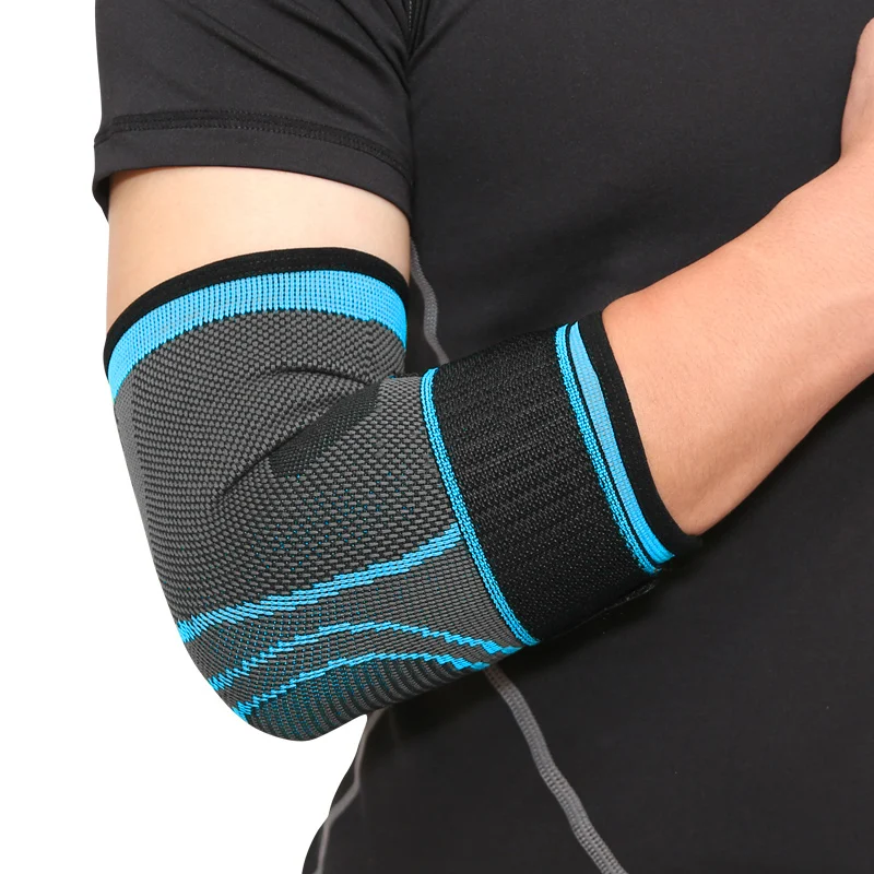 1 шт. спортивный налокотник компрессионный Чехол Поддержка руки с ремешком для тендонита, артрита, бурсита, обезболивания, восстановления