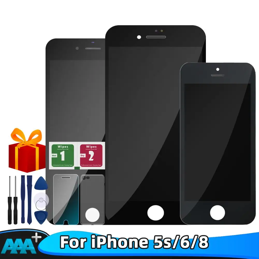 

AAA+++Quality LCD For iPhone 5s 6 8 LCD touch Screen Digitizer Assembly module LCD for iPhone 5s 6 8 lcd No Dead Pixel