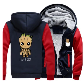 

2019 New Stylish Guardians Of The Galaxy Printing Mens Hoodie Casual Hip Hop Tracksuit Autumn Winter Popular Thicken Outwear Men