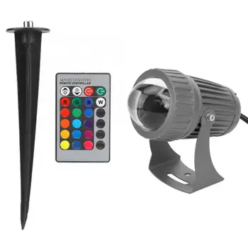 

AC85-265V Outdoor LED Lawn Lamp RGB Ground Light with Remote Control for Garden Courtyard High-quality
