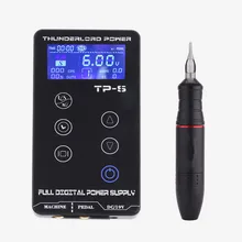 Biomaser, профессиональный набор для татуировки, ротационная ручка с картриджами, иглы, полный набор для татуировки, источники питания для татуировки