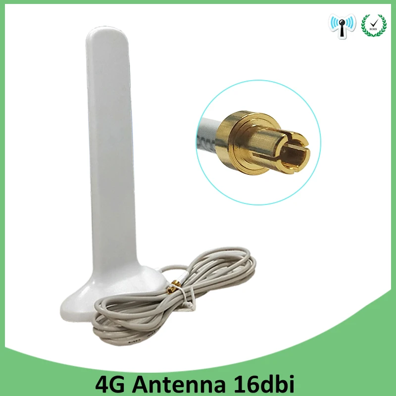 Grandwisdom 3G 4G LTE Antenna 16dbi SMA Male Connector Aerial 698-960/1700-2700Mhz IOT magnetic base 3M Clear Sucker Antena eoth 1 2pcs 4g lte antenna 15dbi sma male female connector aerial 698 960 1700 2700mhz iot magnetic base 3m clear sucker antena