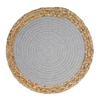 

Summer Cat Mats Cat Claw Pads Plates Hand-woven Cotton Beds Light Blue Cat Sleeping Bed Summer Cool Ventilation Mat