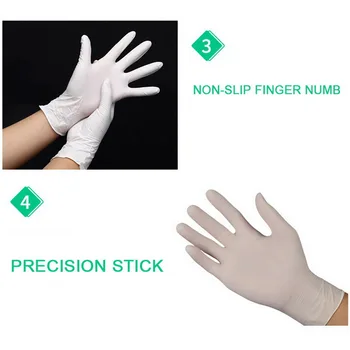 

Disposable Nitrile Rubber Food Safe Gloves for Home Cleaning Mechanics Automotive Industrial Food Handling 100Pcs/Box