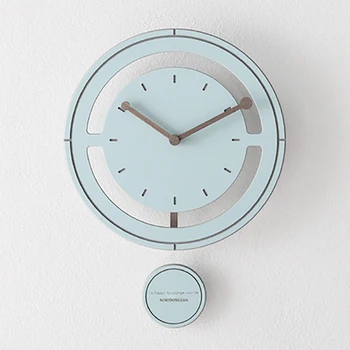 

Modern Swing Wall Clock Europe Living Room Guess Women Creative Design Pow Patrol Wanduhr Mural Study Children Quartz