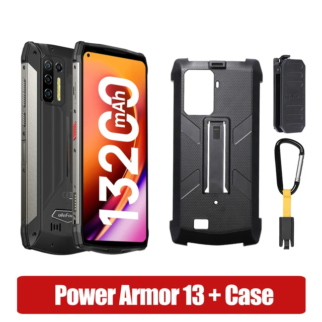 Ulefone Power Armor 13 Smartphone Android 11 8G 256G Cellphone 13200mAh Mobile Phone IP68 Waterproof Rugged Phone Global Version 8gb ram