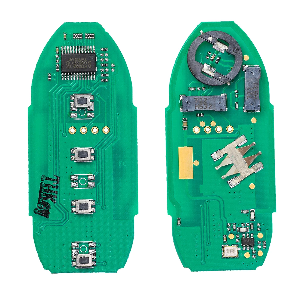 KEYECU CWTWB1U815 315MHz PCF7952 ID46 Chip Remote Smart Key For Nissan Sentra Versa 2013-2015